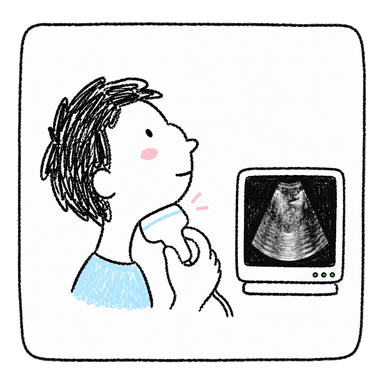 Silent Speech - ultrasound probe setup